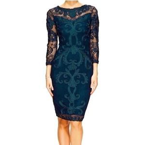 PHASE EIGHT Womens Form Fitted Lace Cutout Cocktail Dress 8/10